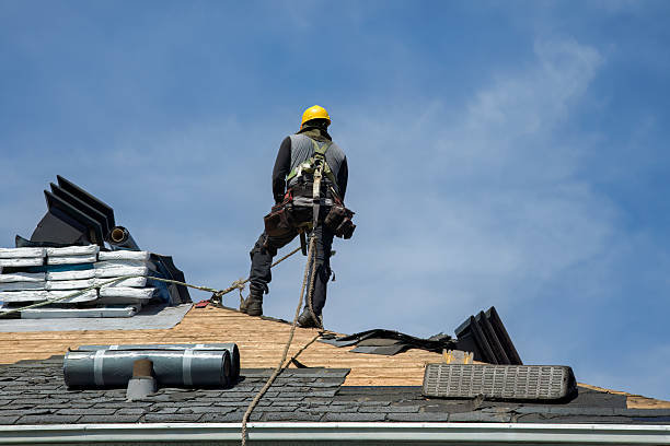 Professional Roofing technician working in Port Matilda, PA